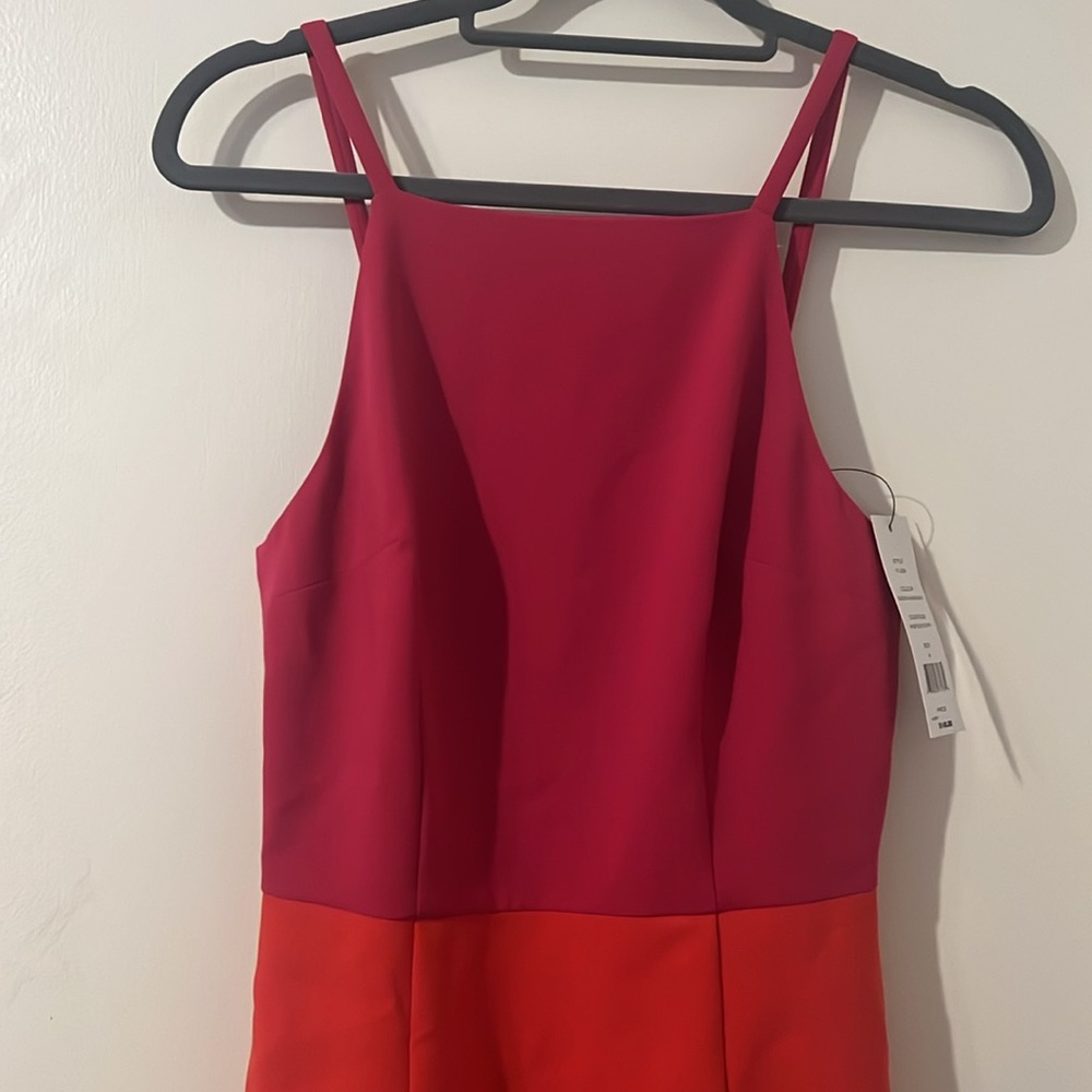 Elegant Red and Pink Women's formal Dress size 4 semi formal